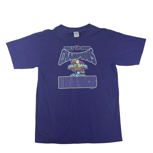 Vintage Arizona Diamondbacks 2001 World Series Champions Baseball Shirt Large - Picture 1 of 7